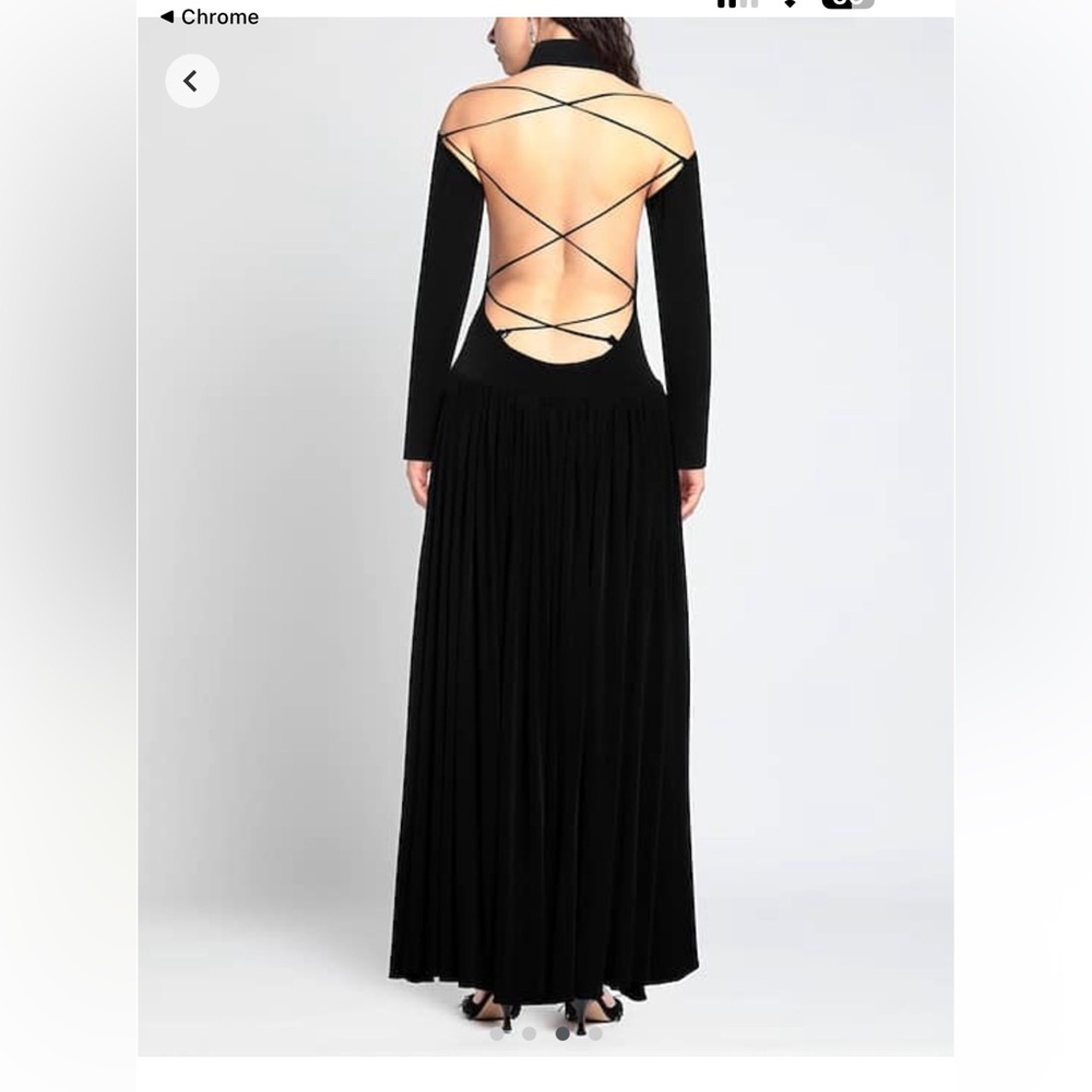 KHAITE Black Pleated Maxi Skirt